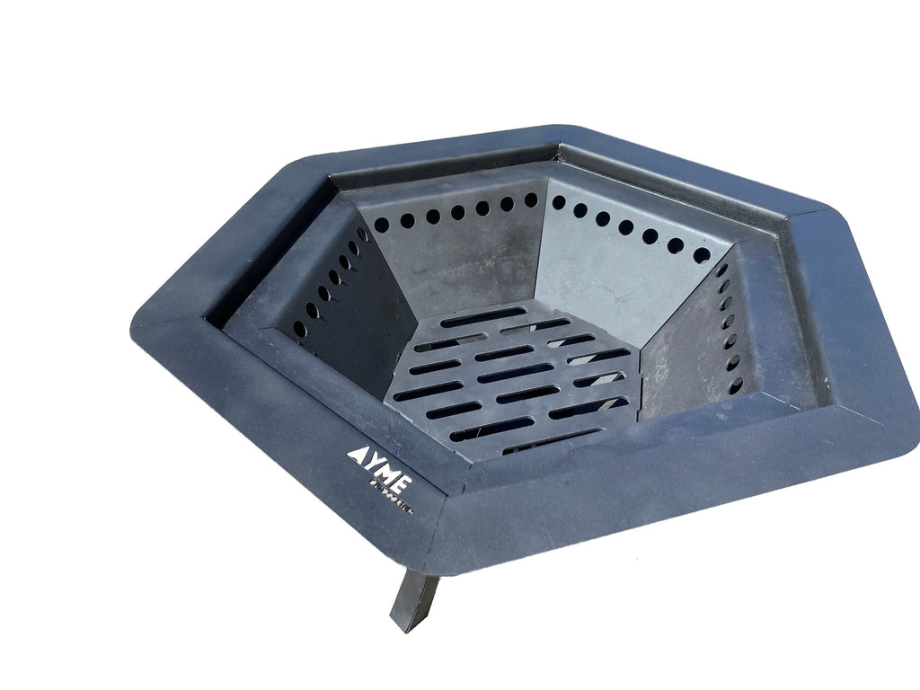 Smokeless Fire Pit | Portable Wood & Charcoal Burning Fire Pit for Camping, Garden & Outdoor Cooking /AYME Outdoorium