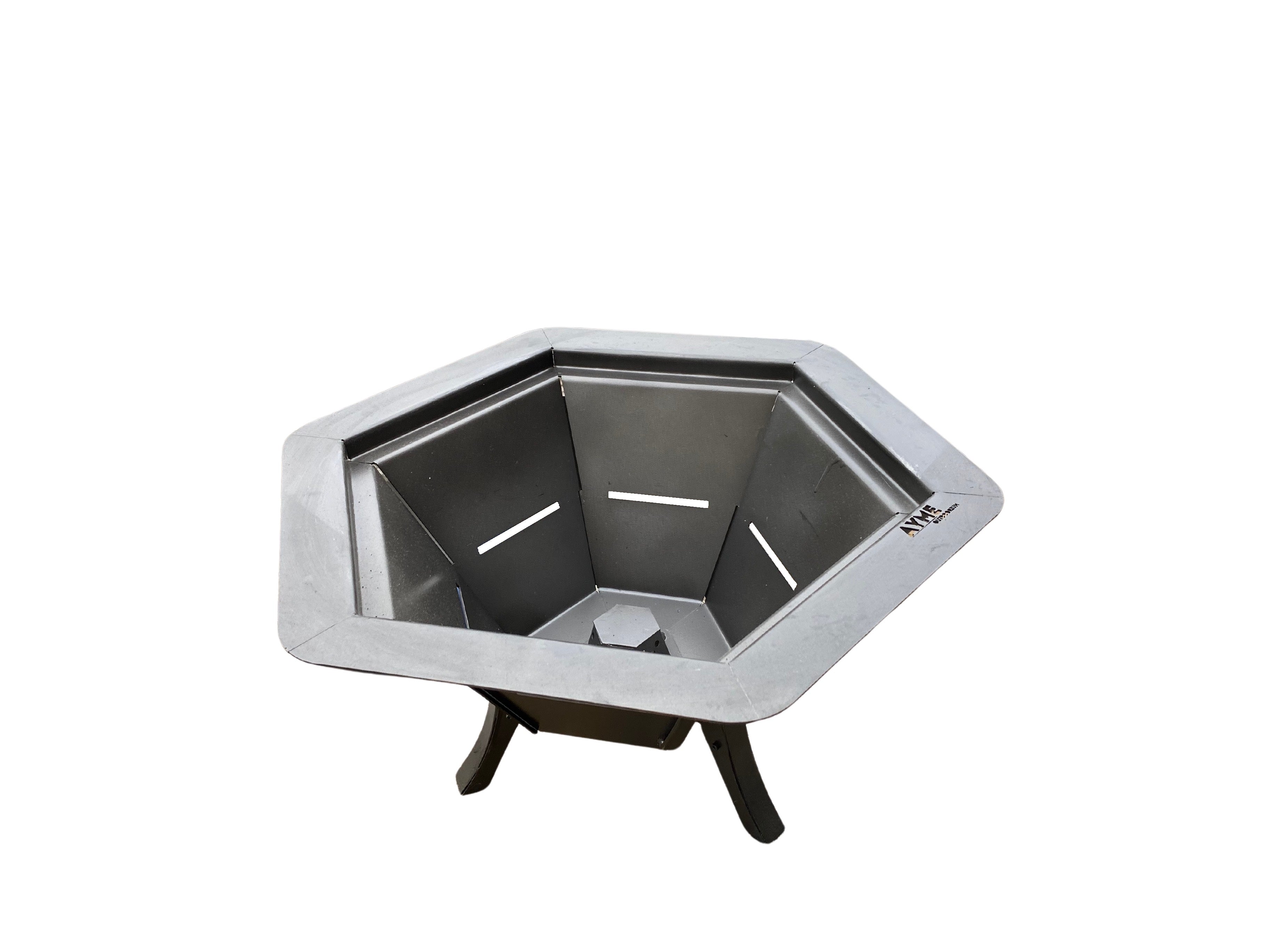 Smokeless Fire Pit | Portable Wood & Charcoal Burning Fire Pit for Camping, Garden & Outdoor Cooking /AYME Outdoorium