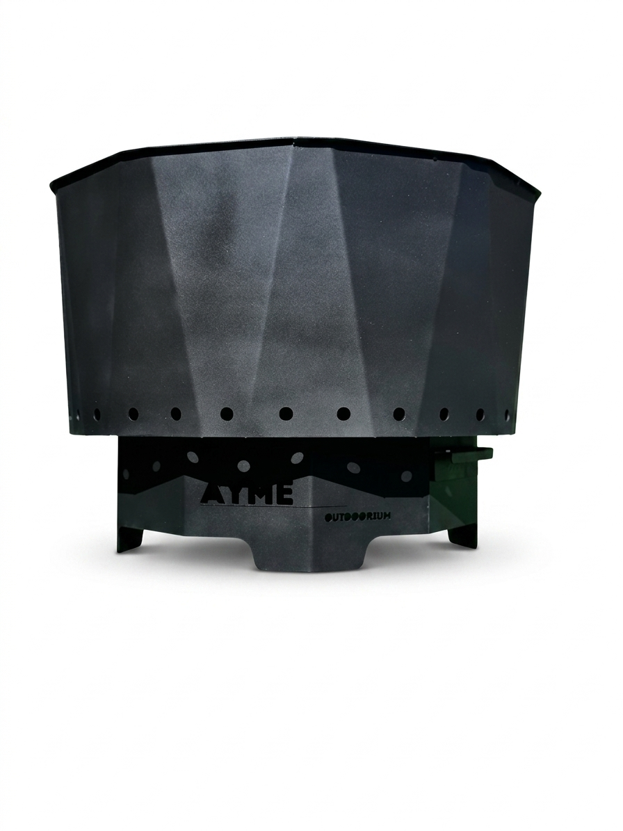 Premium Portable Fire Pit & Modular BBQ Grill | Low-Smoke Outdoor Cooking System | Carry Bag Included