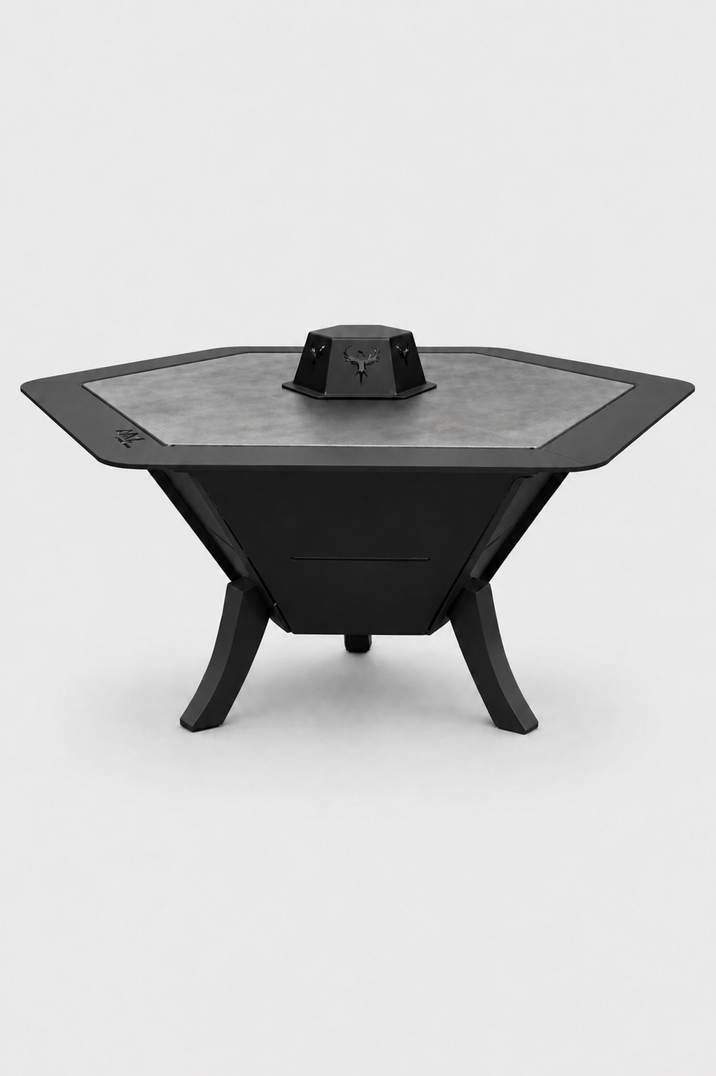 61 cm Portable Fire Pit & BBQ Grill | Compact Outdoor Fireplace | Wood & Charcoal Burning AYME Outdoorium